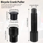 Skylety Crank Remover Bicycle Crank Puller Bike Crankset Crank Arm Puller Compact Crank Puller Cycling Power Pull Crank Pulley T