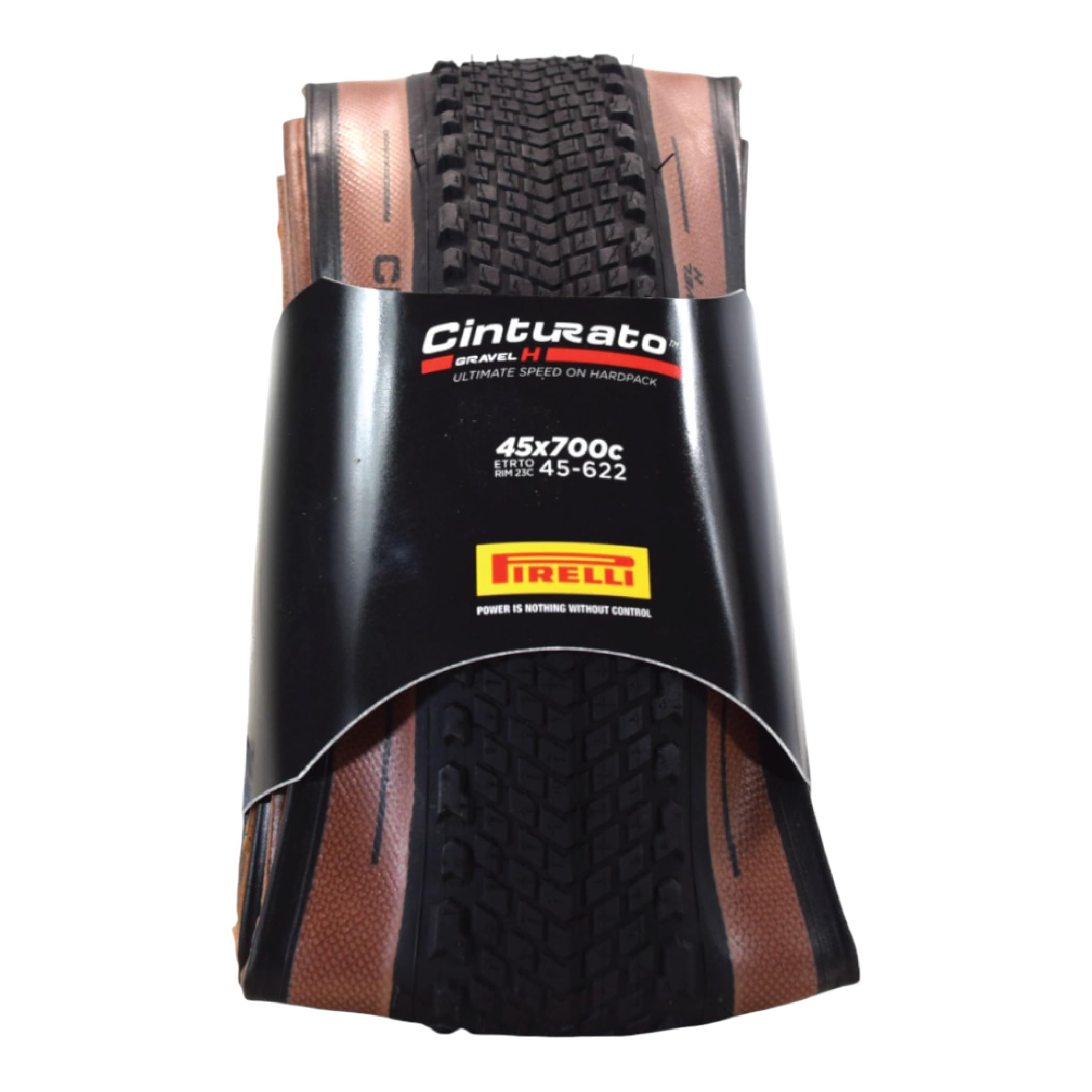 Pirelli Cinturato Gravel H Classic 45-622 (700 x 45c) Gravel Bike Tire (Classic Tan) Designed for Compact Terrain - SpeedGRIP Co