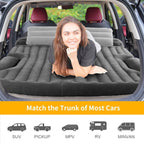 Kmz Suv Air Mattress Thickened And Double-Sided Flocking Travel Camping Bed With 2 Pillows & Electric Pump Dedicated Mobile Cush