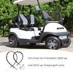 Drive-Up 2Pcs Club Car Precedent 2004+ Brake Cable Stainless Steel Core Driver & Passenger Side And 2018-Up Tempo G&E Golf Cart