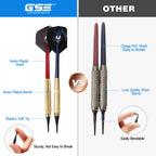 Gse Games & Sports Expert Soft Tip Darts For Electronic Dart Board. 60 Of Free Dart Tips & Storage Bag Included (Deluxe - 18 Gra
