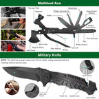 Survival Kit And First Aid Kit, 142Pcs Professional Survival Gear And Equipment With Molle Pouch, For Men Dad Husband Who Likes