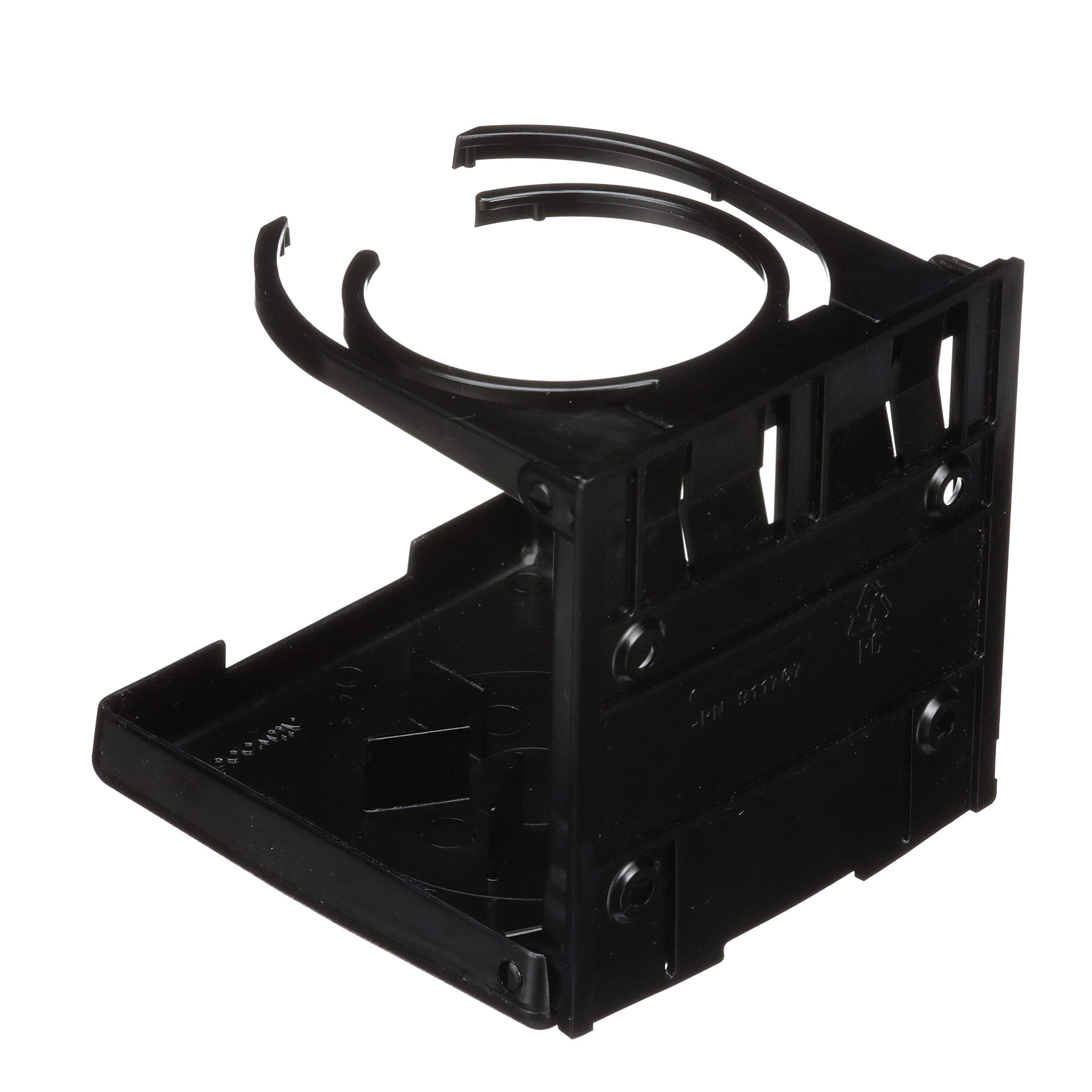 Attwood 2445-7 Fold-Up Dual Ring Drink Holder (Black)