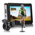 Bike Camera Rechargeable Battery 360 Rotation - 3 Mins Easy Install Handlebar Bicycle Camera With Rear View Monitor Color Night 