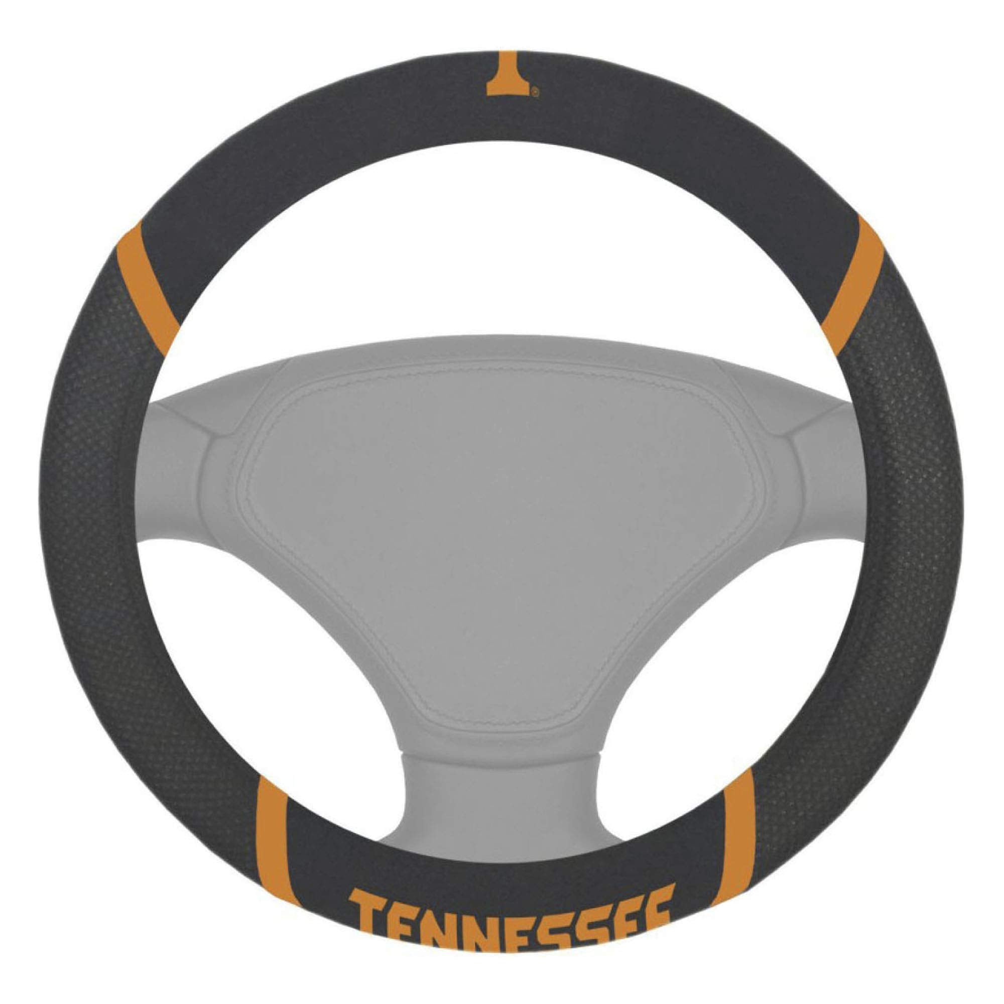 Fanmats 14930 Tennessee Volunteers Embroidered Steering Wheel Cover 15'' X 15''