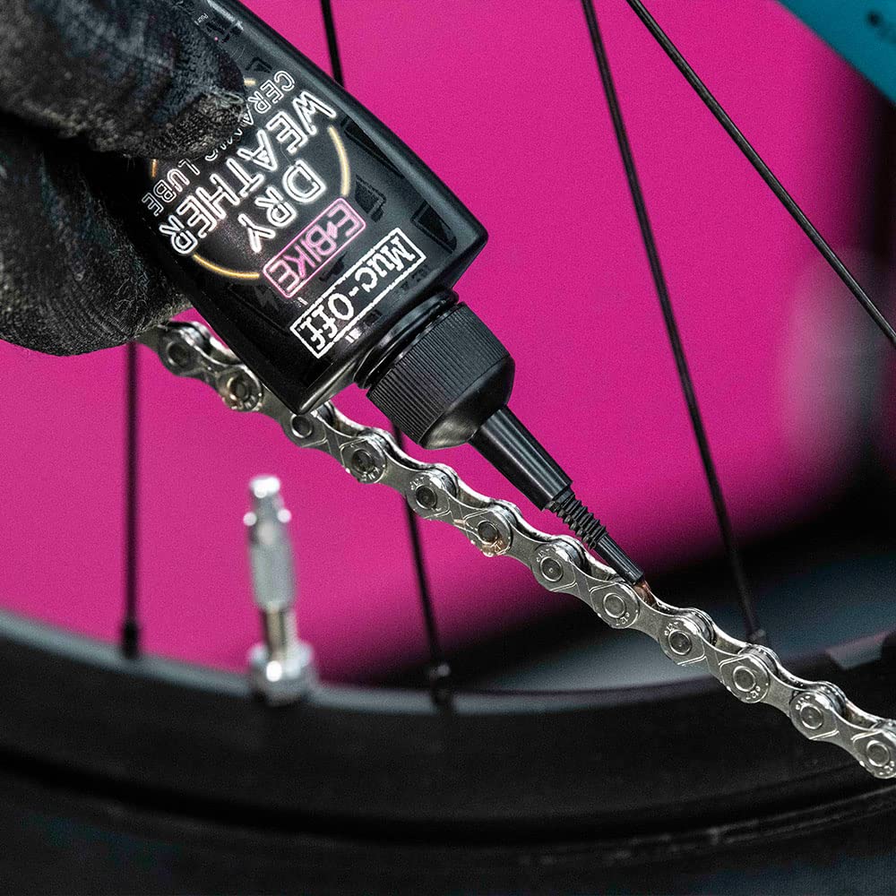 Muc-Off Ebike Dry Chain Lube, 1.7 Fl Oz - Bike Lube, Bike Chain Oil, Chain Wax For Dry Weather Conditions - Bike Lubricant For E