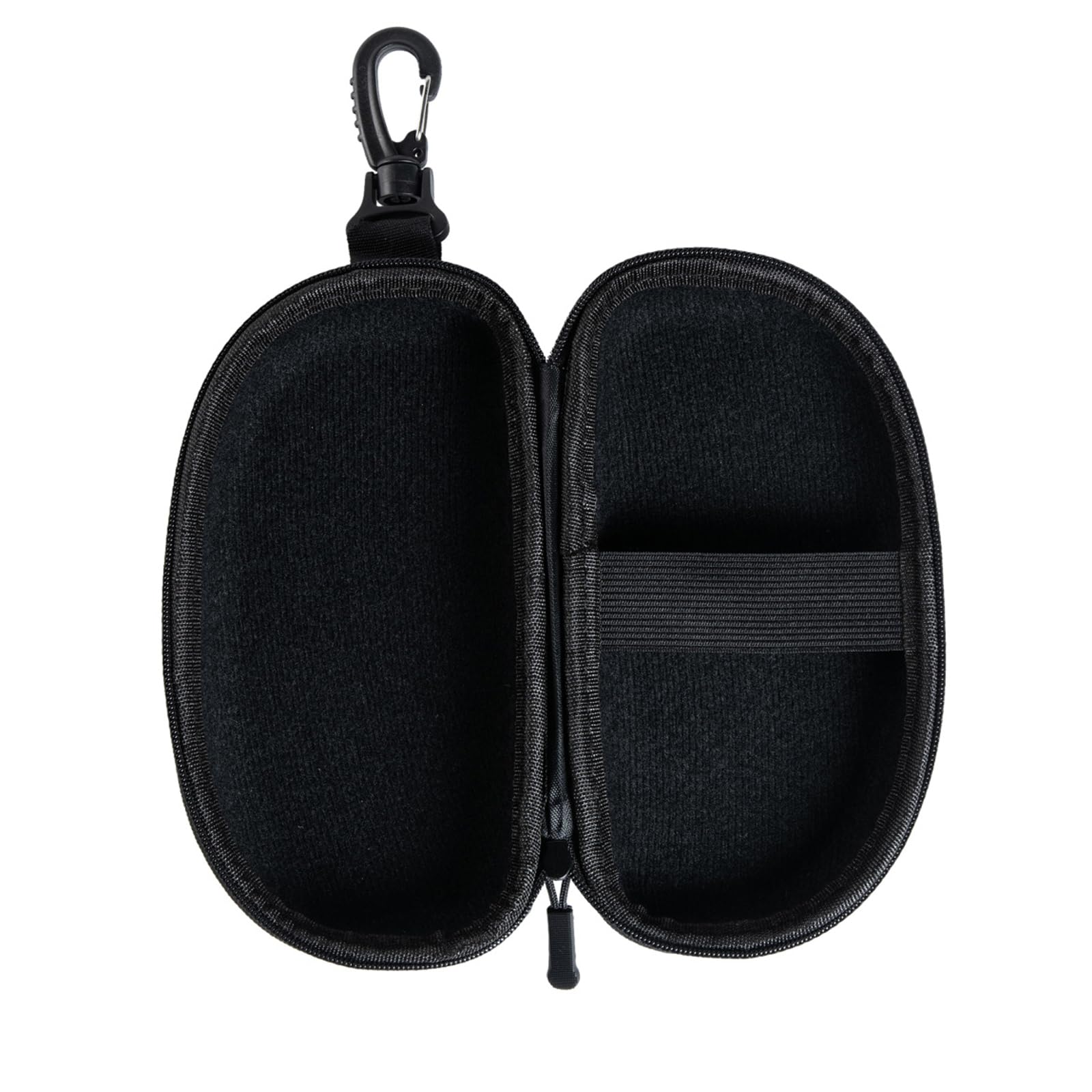 Arena Unisex Swim Goggle Case For Swimming Goggles, Hardcover Protective Carrying Case With Clip, All Black