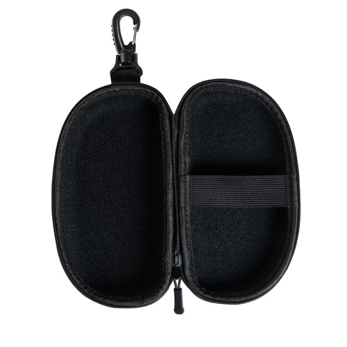 Arena Unisex Swim Goggle Case For Swimming Goggles, Hardcover Protective Carrying Case With Clip, All Black