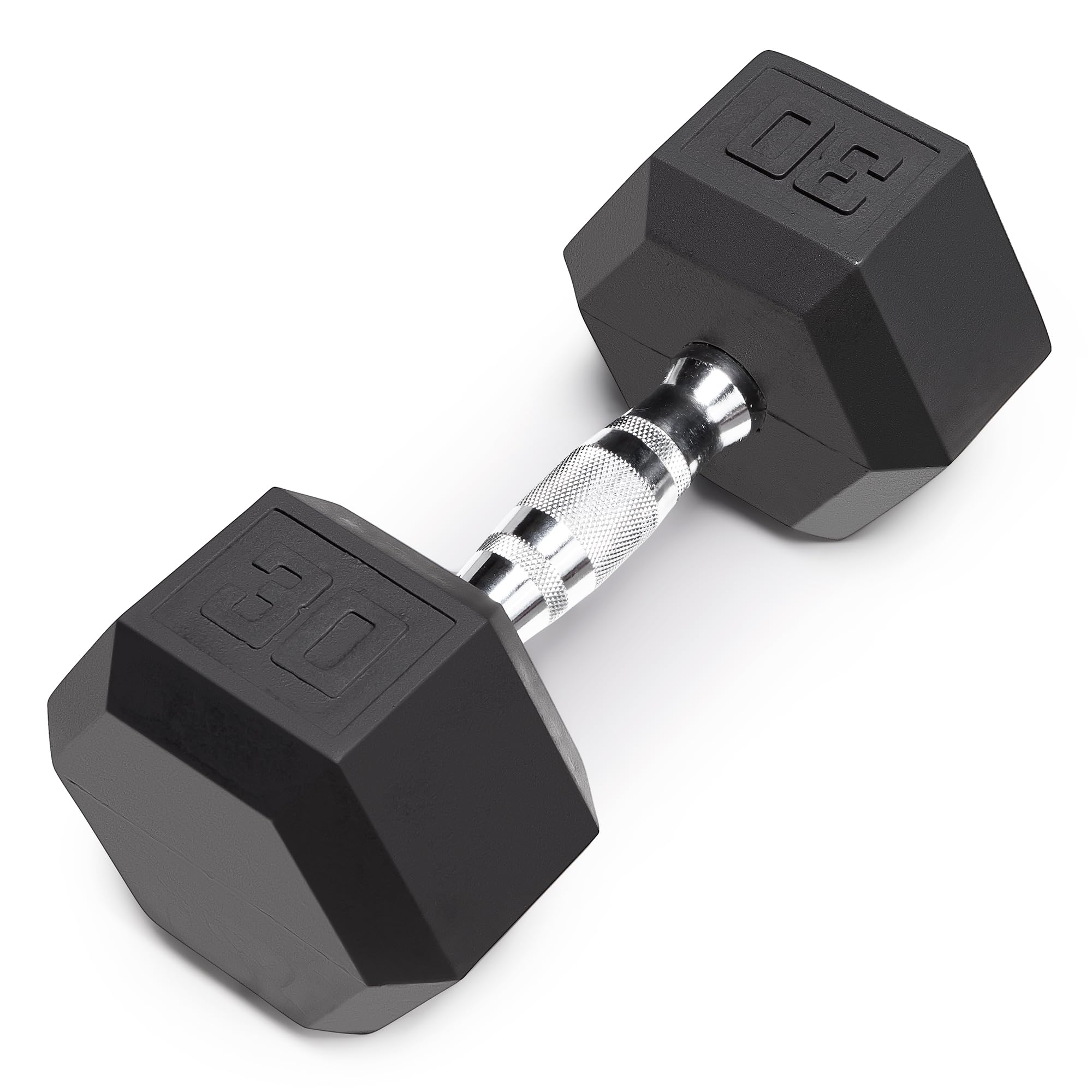 Marcy 30 Lb Ecoweight Rubber Hex Dumbbell, Ibrh-030 - Sold Individually