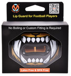 Oral Mart Football Mouth Guard (Tiger Bite) - Lip Guard Mouthpiece - Football Mouthguard Pacifier Protector With Detachable Stra