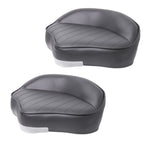 Vancus Casting Seat for Boat, Marine Grade Universal Pro Casting Fishing Bass Boat Seats Bike Butt Chair (2-Pack, Black)
