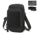 Tactical Molle EDC Pouch Cellphone Pouch Holder Utility Gadget Organizer Bag (BlackA)