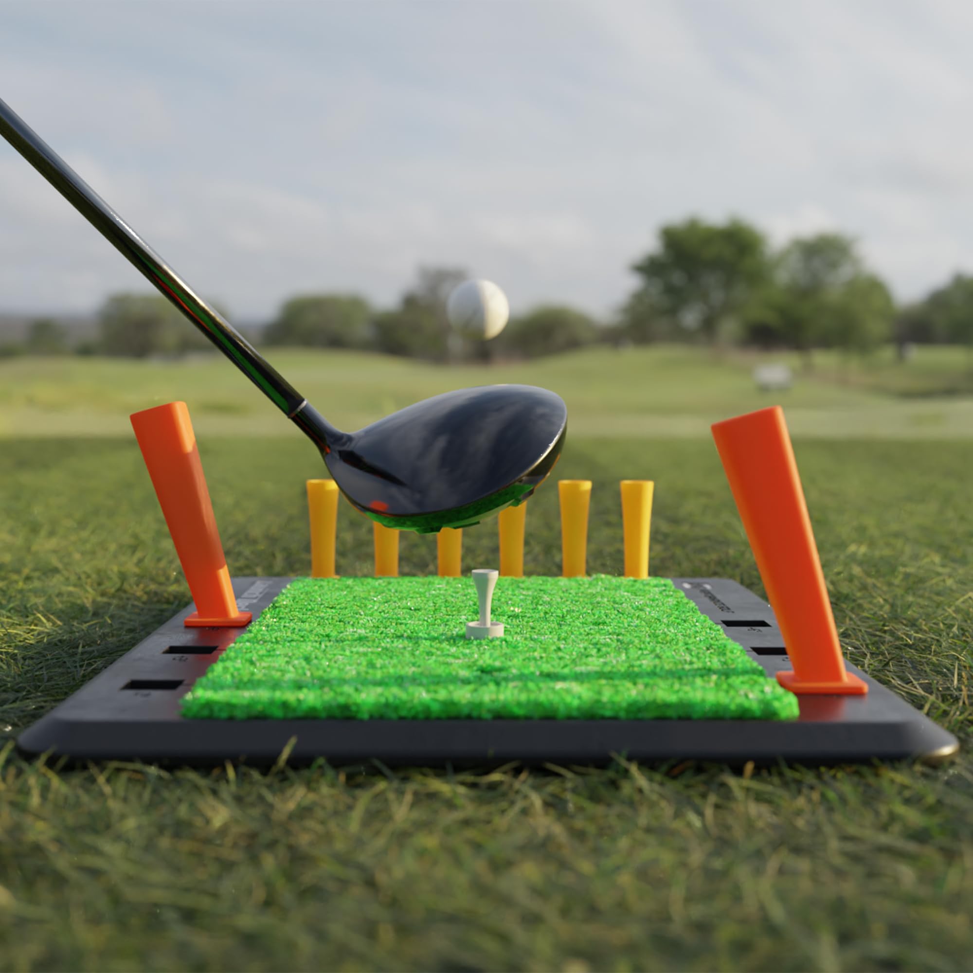 Performance Golf Launch Deck Golf Swing Trainer - Fix Your Slice I Swing Mastery Tool By Hank Haney I Instant Feedback