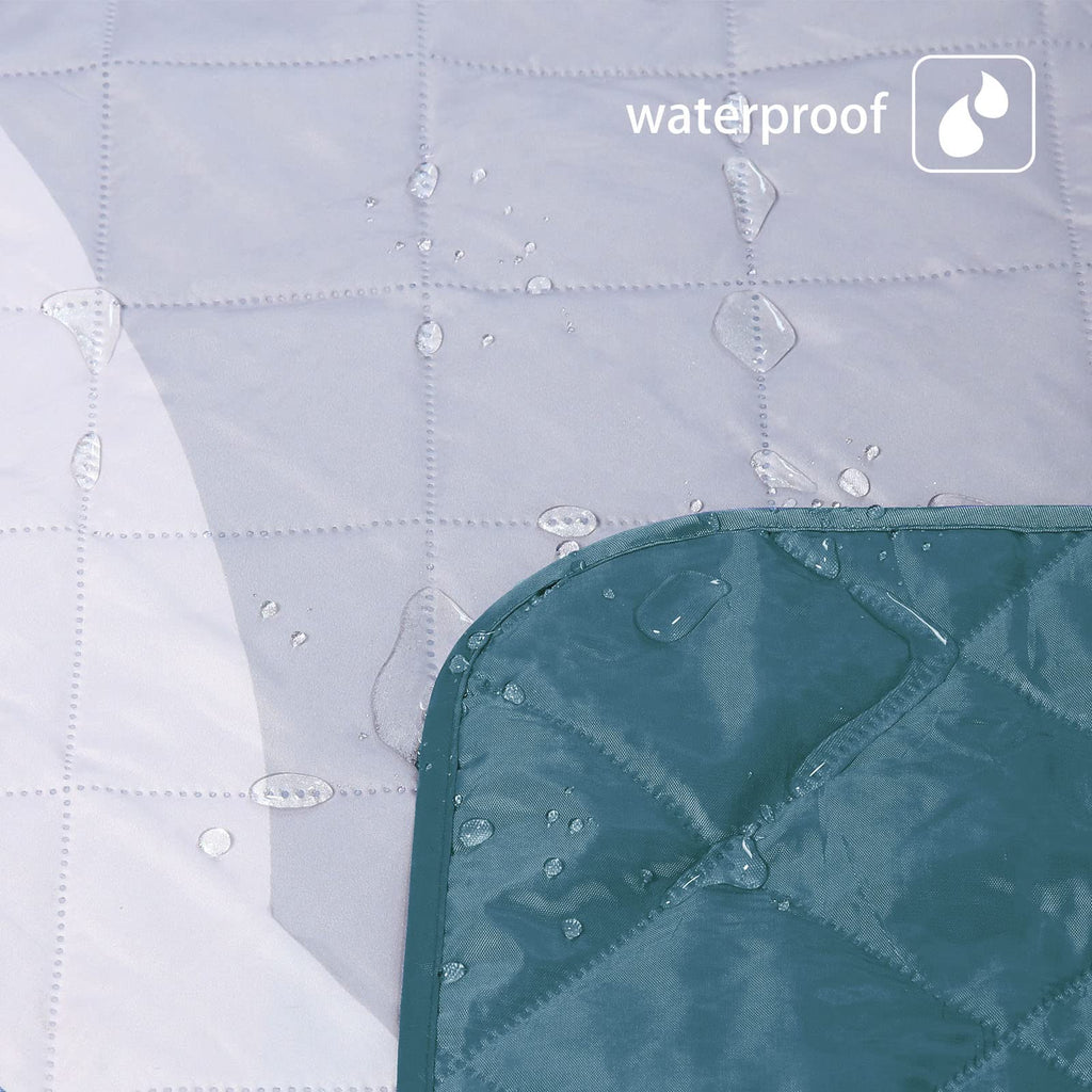 Exclusivo Mezcla Waterproof Picnic Blankets 3-Layer 60X80 Inch Large Sandproof Beach Blanket Foldable Outdoor Blanket For Campin