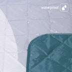 Exclusivo Mezcla Waterproof Picnic Blankets 3-Layer 60X80 Inch Large Sandproof Beach Blanket Foldable Outdoor Blanket For Campin