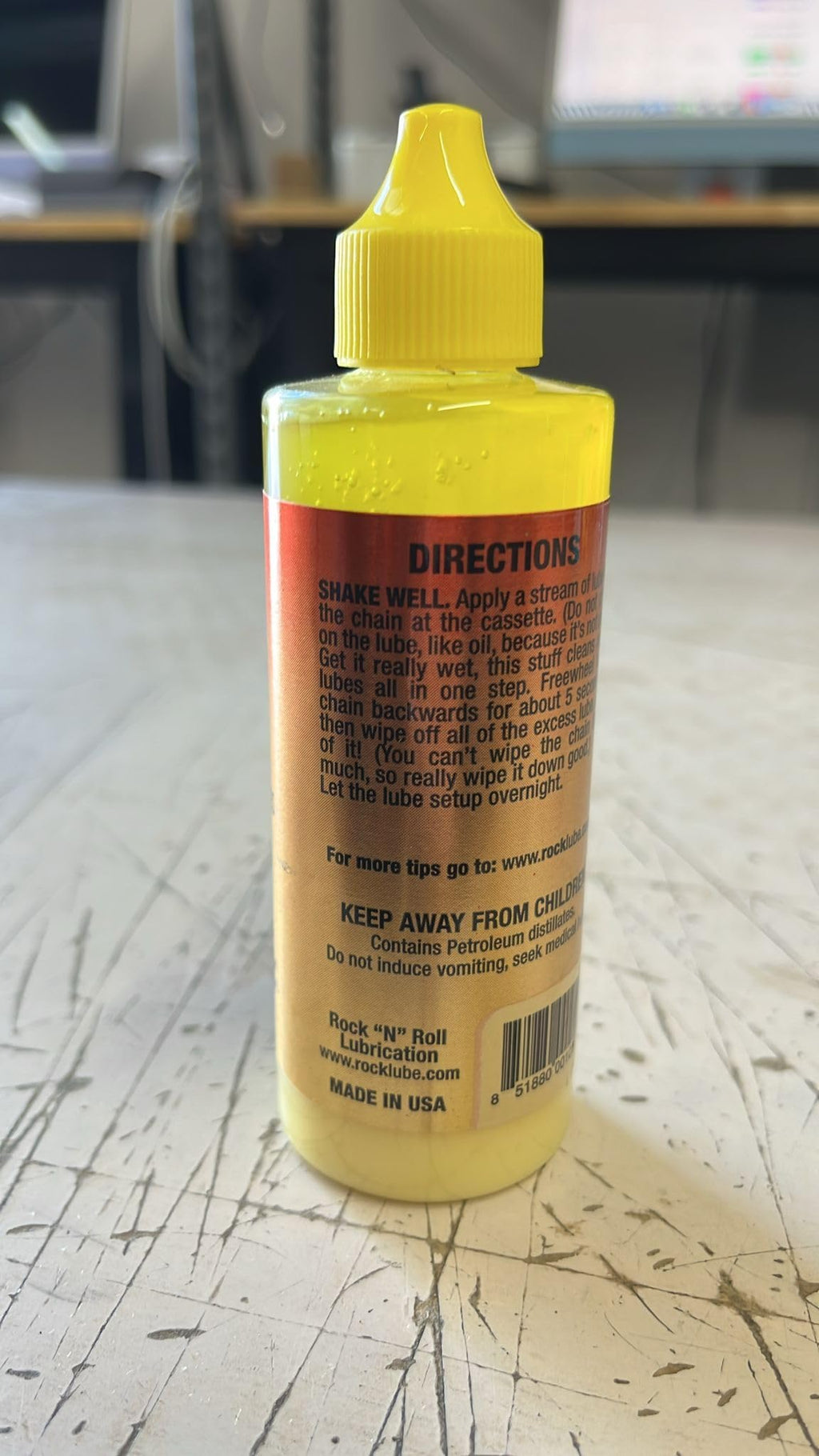Rock N Roll 135816 Gold Chain Lubricant, 4-Ounce