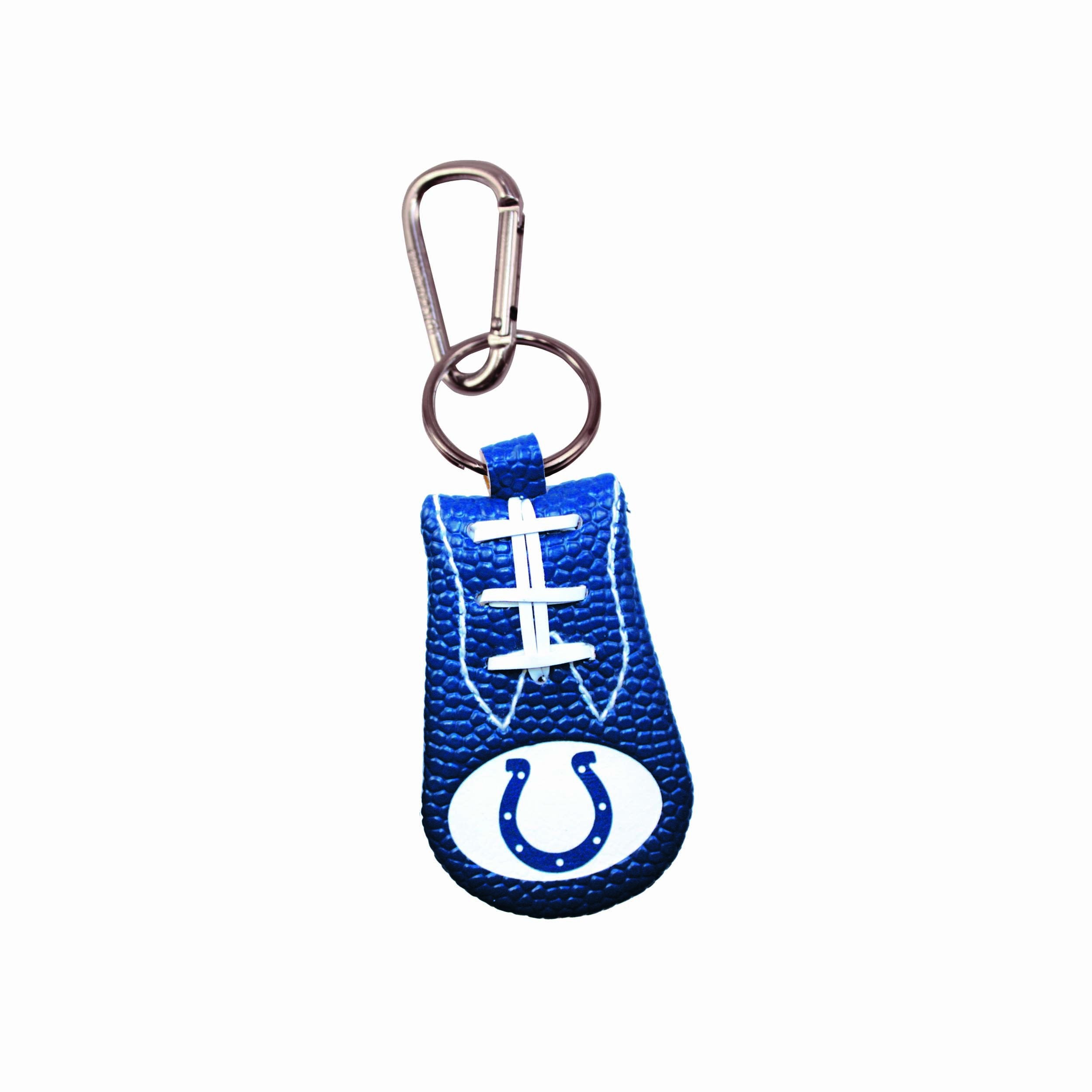 Indianapolis Colts Team Color Nfl Football Keychain