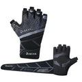SECRET DESIRE Creations Workout Gloves Elastic with Adjust Wristband for Pull Ups Fitness XL