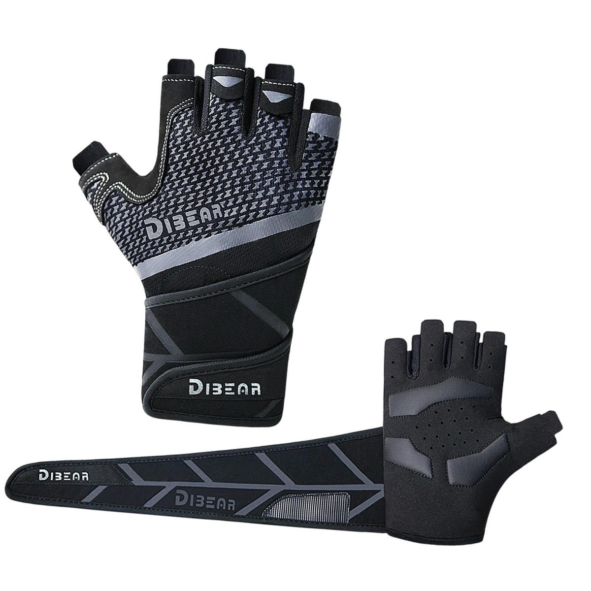 SECRET DESIRE Creations Workout Gloves Elastic with Adjust Wristband for Pull Ups Fitness XL