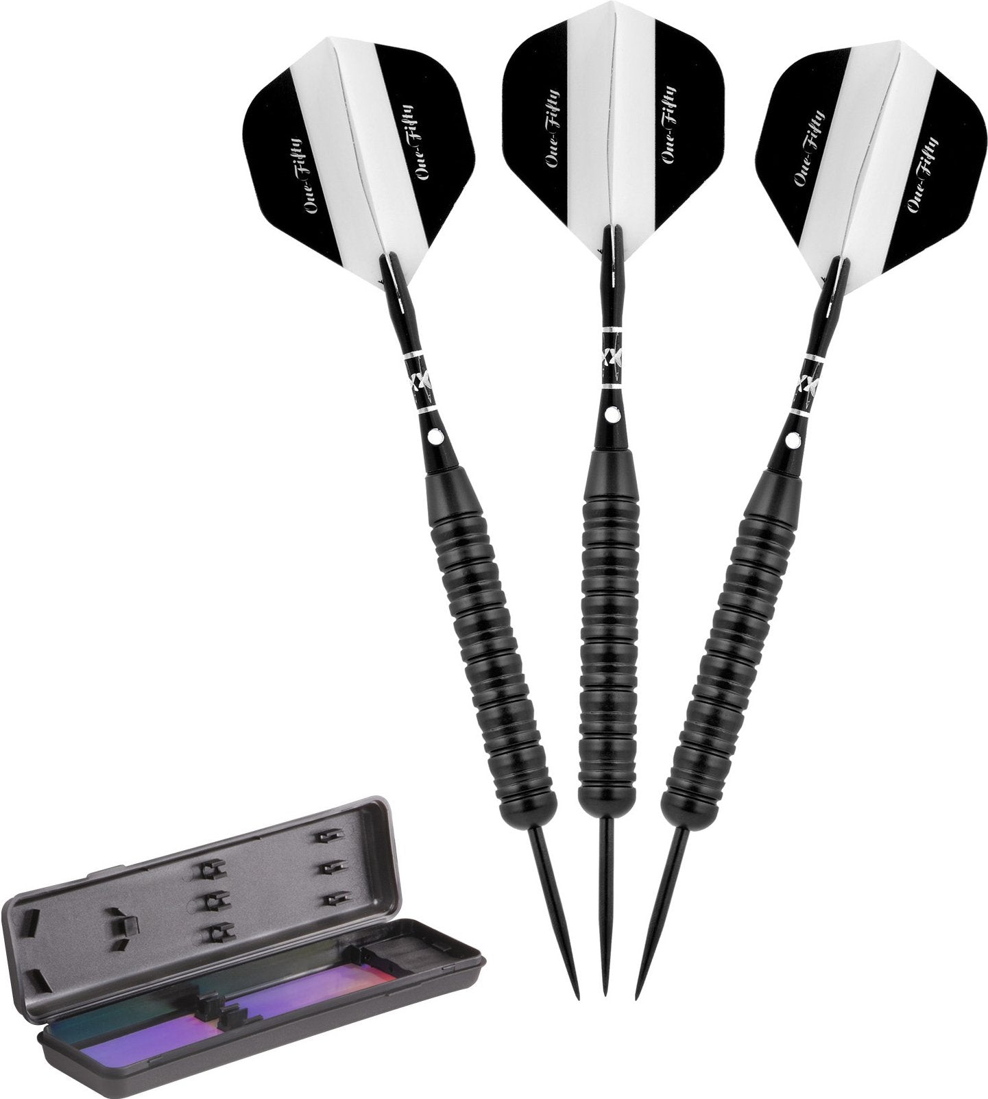 Elkadart ''One Fifty Steel Tip Darts With Storage/Travel Case, 24 Grams, 22-0127-24