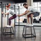 Vevor Plyometric Jump Box, 12 Inch Plyo Box, Steel Plyometric Platform And Jumping Agility Box, Anti-Slip Fitness Exercise Step