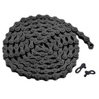 Zonkie Single-Speed Bicycle Chain 1/2 X 1/8 Inch 116 Links (Black, 1/2'' 1/8'' 116 Links)