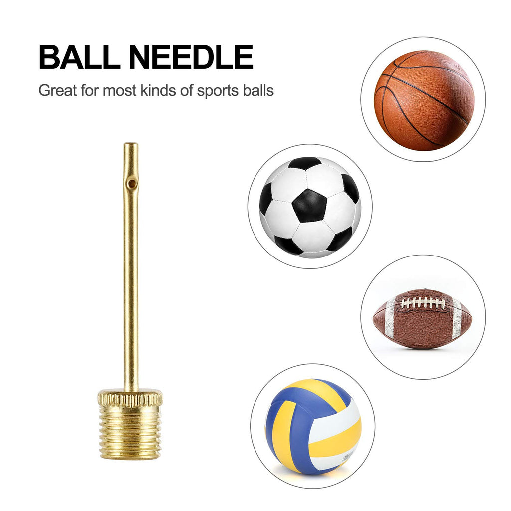 Yasi Bicycle Presta Schrader Valve Adaptor, 16Pcs Brass Bike Pump Adapters, Ball Pump Needle, Balloon Inflatable Toys Nozzle Inf
