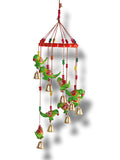 Jh Gallery Metal Recycled Material Handcrafted Rajasthani Door Wall Hanging Decorative Furnishing Showpiece (Green Parrot)