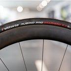 Vittoria Rubino Pro Iv Graphene 2.0 - Performance Road Bike Tire - Tubeless Ready Bicycle Tires (700X25C, Full Black)