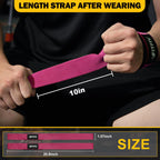 FITFIV Lifting Straps for Weightlifting, Lifting Wrist Straps for Gym Strength Training, Neoprene-padded Wrist Cushion - Men & W