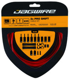 Jagwire - Universal 2X Pro Shift Cable Kit | Sram And Shimano Compatible | 3000 Mm | Red