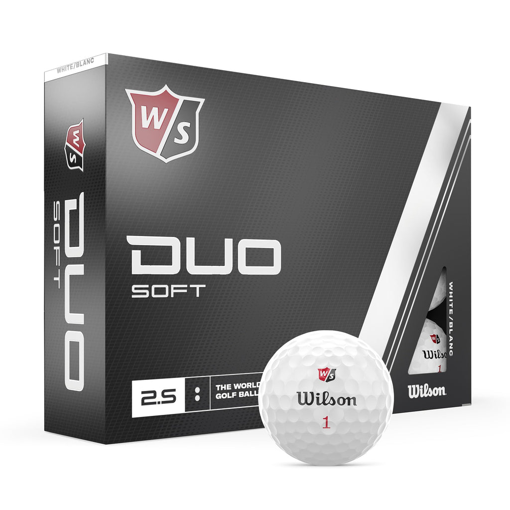 Wilson Staff Duo Soft Golf Balls - 12 Pack, White