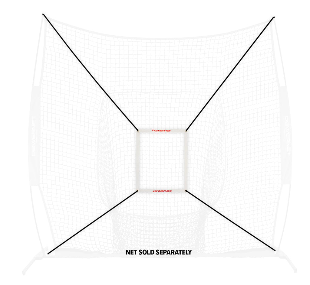 Powernet German Marquez Strike Zone Attachment For 8X8 Net | Work On Pitching Drills And Location Accuracy | Solo Or Team Pitche