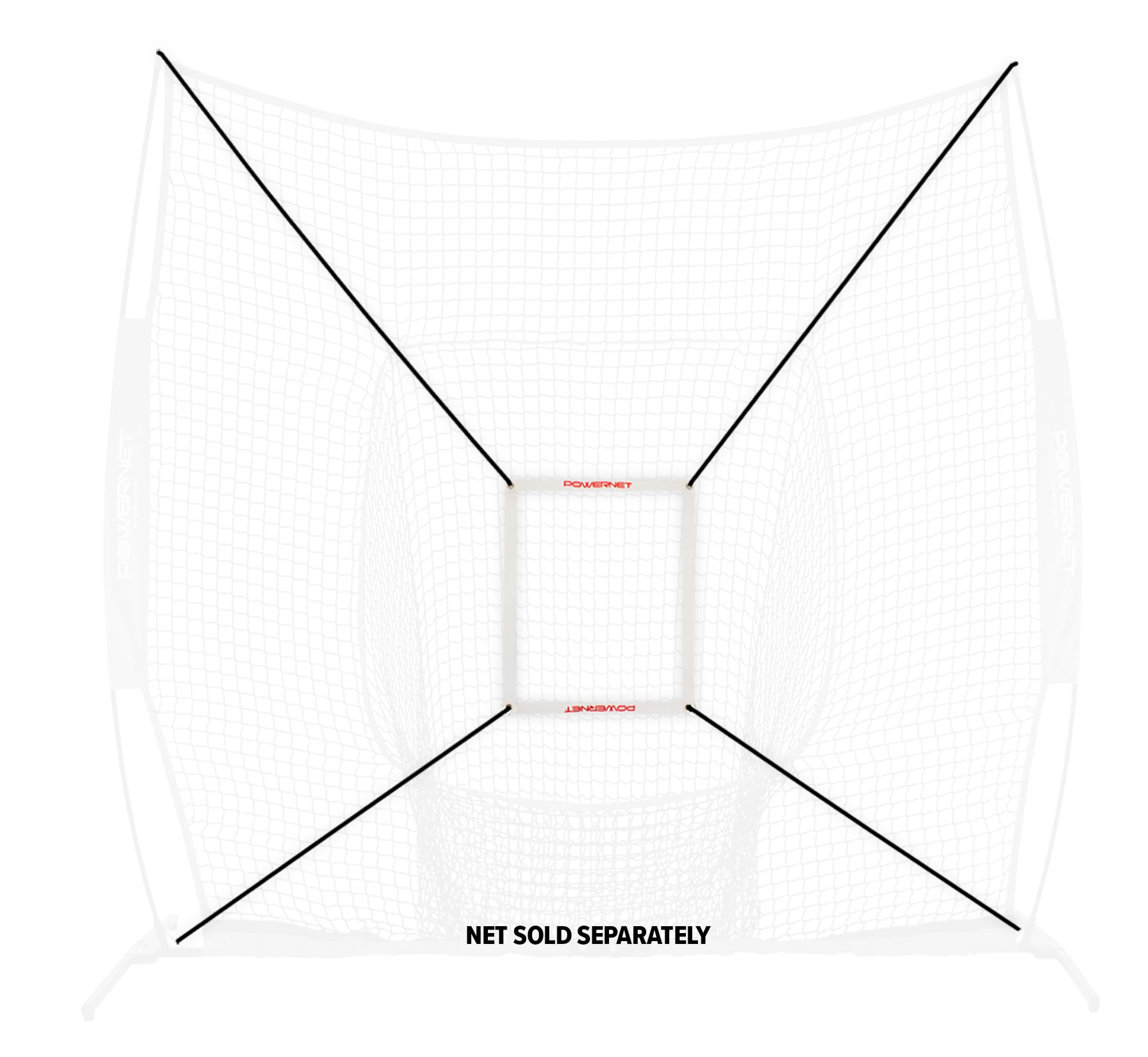 Powernet German Marquez Strike Zone Attachment For 8X8 Net | Work On Pitching Drills And Location Accuracy | Solo Or Team Pitche