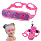 Ruigao Kids Swim Goggles Age 2-6, Toddler Goggles No Hair Pull,Child Goggles Padded Headband (1Pk - Pink)