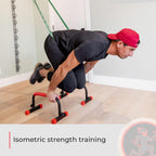 Rubberbanditz Calisthenics Parallel Bars At Home Workout Equipment Ideal For Push Ups, Dips, Handstands, Gymnastics