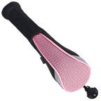 Andux 3Pcs/Pack Long Neck Golf Hybrid Club Head Covers Dial No. Tag Ctmt-02 Pink