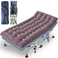 Oversize Camping Cot 32 W Extra Large Cot For Adults Cots For Sleeping Xxl Cots With Mattress Heavy Duty Camping Bed With Carry