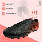 Vizari Stealth Firm Ground Soccer Shoes – Black/Orange