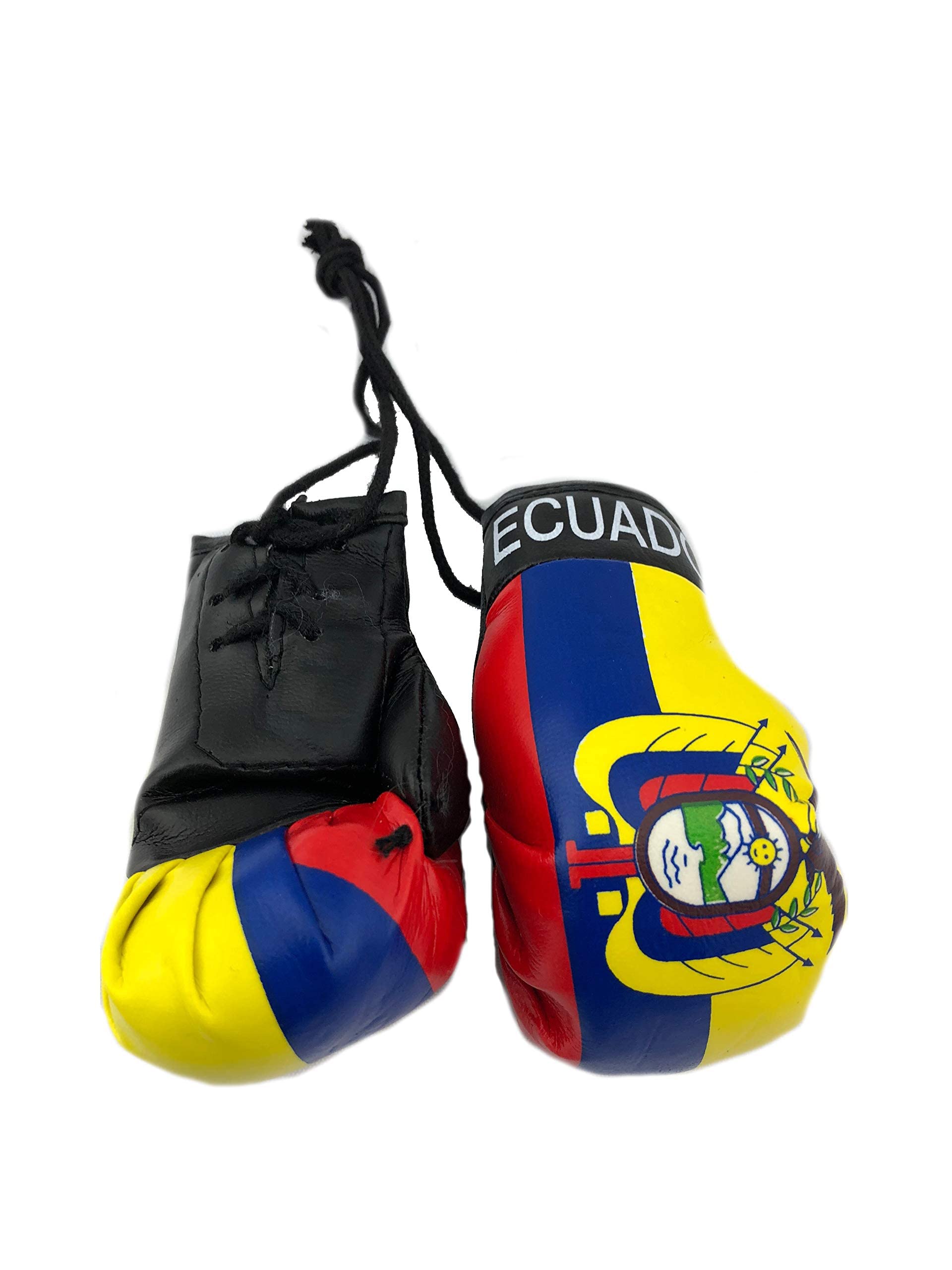 Red Hat Ent Hanging Car Mirror Mini Boxing Gloves (Ecuador)