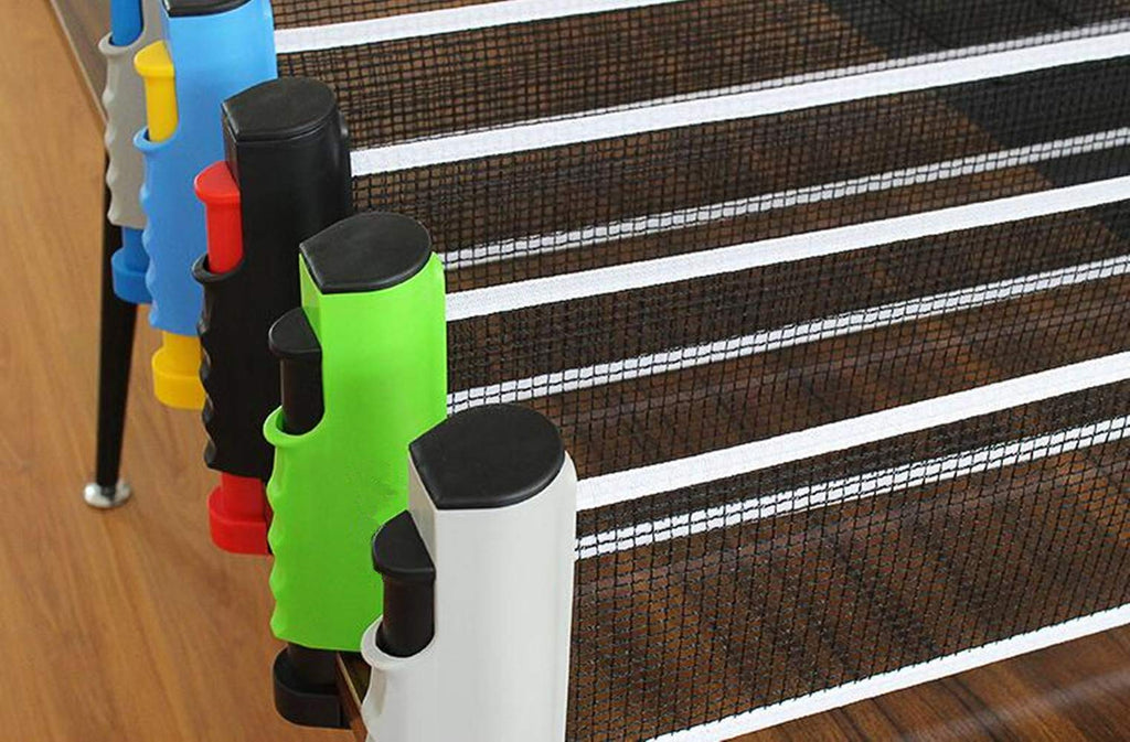 Lhiabnn Portable Retractable Table Tennis Nets Adjustable Ping Pong Net Post Set Replacement Fit For Any Table Anywhere, Indoor