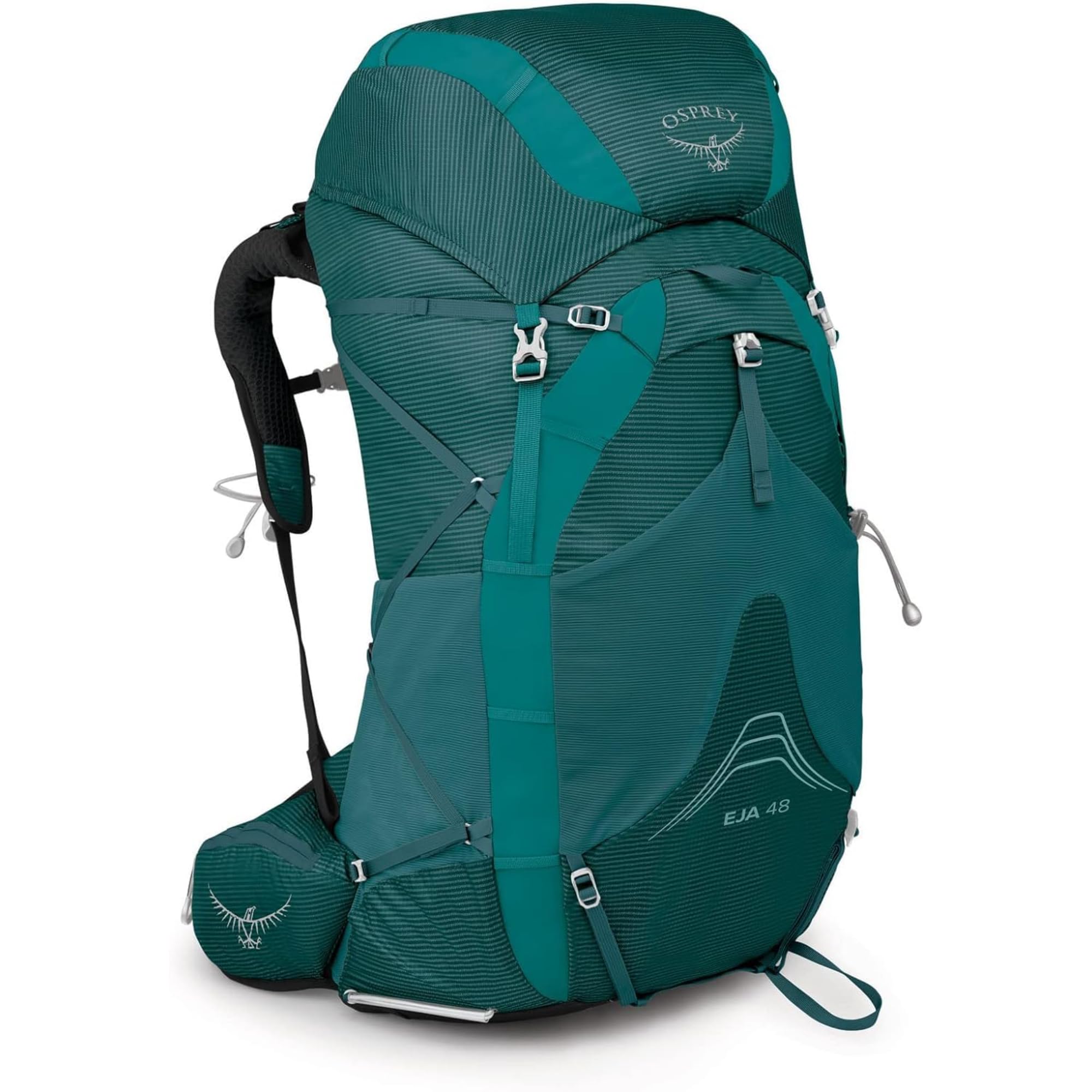 Osprey Eja 48L Womens Ultralight Backpacking Backpack, Deep Teal, WXS/S
