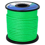 Emma Kites Green 2Mm Uhmwpe Braided Cord Spliceable Utility Cord Diy Leash Tent Tarp Guyline Hammock Ridgeline Whoopie Sling Bea