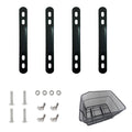 4 Set Mounting Brackets with Screws and Nuts for Bike Basket Installation, Bicycle Basket Mounting Brackets,Baskets Holder Mount
