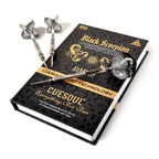 Cuesoul Black Scorpion 24G Tungsten Steel Tip Dart Set,Barrel With Titanium Coated Finished
