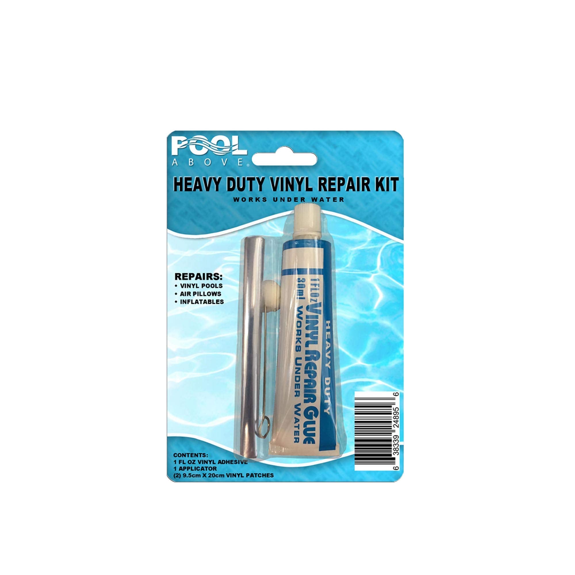 Heavy Duty Vinyl Repair Patch Kit For Above-Ground Pool Liner Repair Glue And Patch Inflatables Boat Raft Kayak Air Beds Inflata