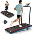Under Desk Treadmill With Incline, 300Lbs Walking Pad With Handle Bar & Remote Control, 2.5Hp Folding For Home/Office, Installat