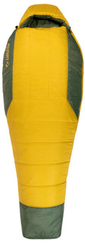 Klymit Wild Aspen Lightweight Mummy Sleeping Bag, 0F Cold Weather Sleeping Bag For Camping, Hiking, And Backpacking, Yellow, Ext