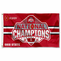 College Flags & Banners Co. Ohio State Buckeyes 2024 National Champions 3x5 Grommet Flag