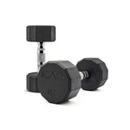CAP Barbell 12-Sided Coated Dumbbell with Chrome Handle, Pair, 12 LB